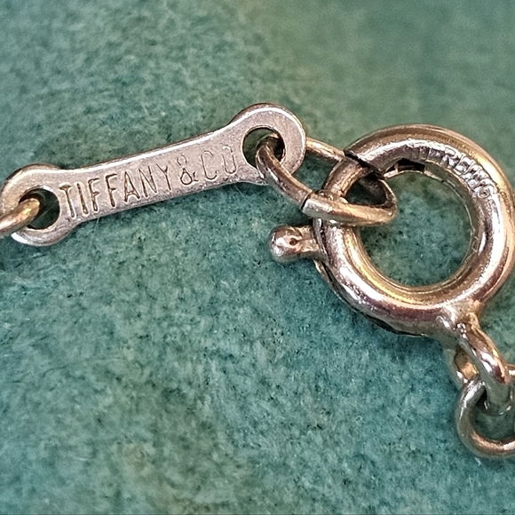 🫘Tiffany & Co. Large Bean Elsa Peretti Vintage Sterling 925 Pendant Necklace🌟 - Picture 6 of 16